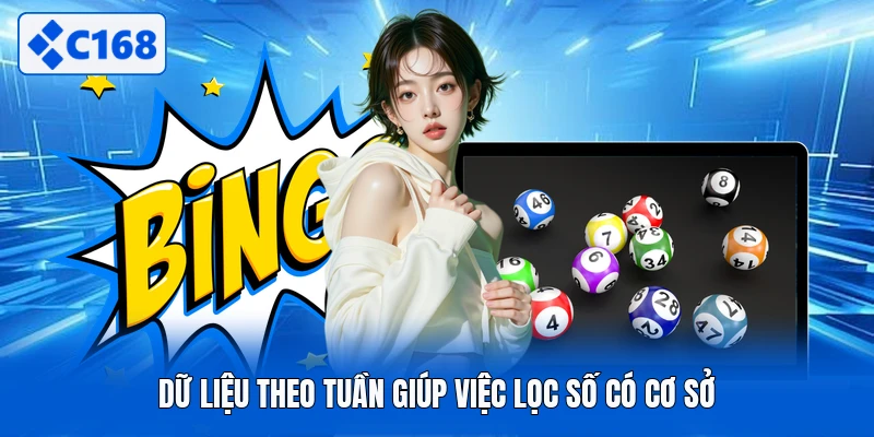 Dữ liệu theo tuần giúp việc lọc số có cơ sở