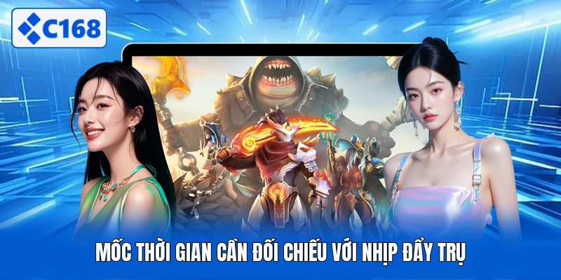 Mốc thời gian cần đối chiếu với nhịp đẩy trụ