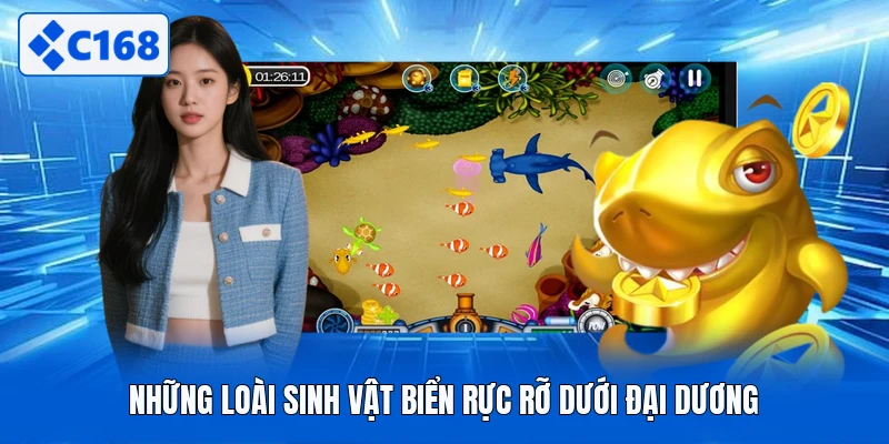 Những loài sinh vật biển rực rỡ dưới đại dương