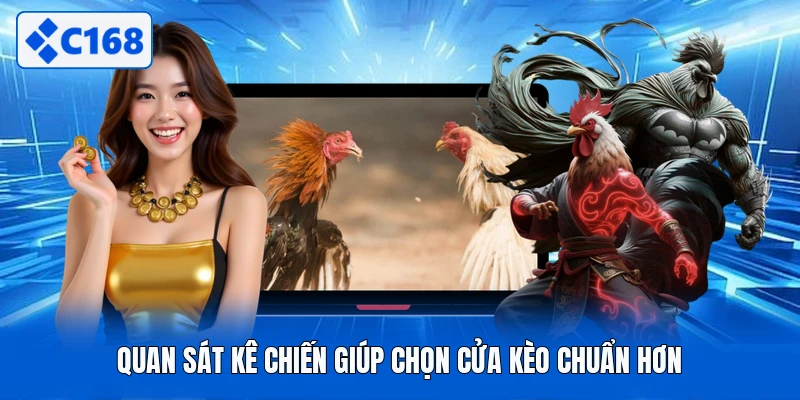 Quan sát kê chiến giúp chọn cửa kèo chuẩn hơn