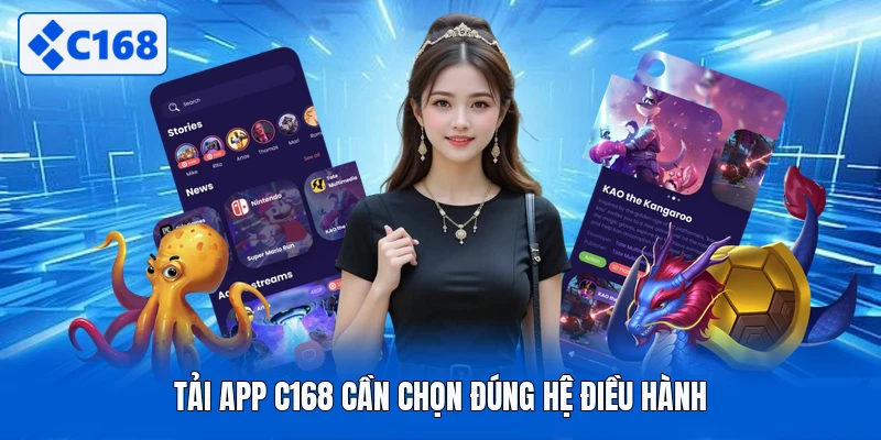Tải app C168 cần chọn đúng hệ điều hành